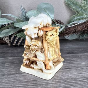 Harmony Kingdom Tony's Tabbies TJCA7 1997 Trinket Box Figurine Cats